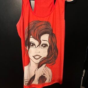Disney Red Graphic Relaxed Tank Top